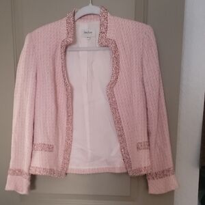 Vintage Neiman Marcus Pink Beaded Blazer